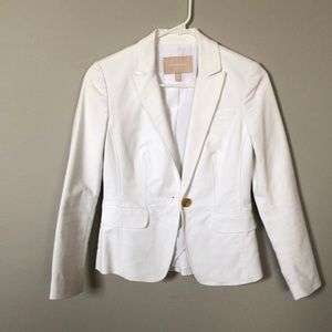 Banana Republic white blazer